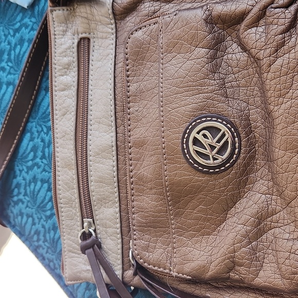 Crossbody brown and light tan color very soft in EUC. - Picture 5 of 6